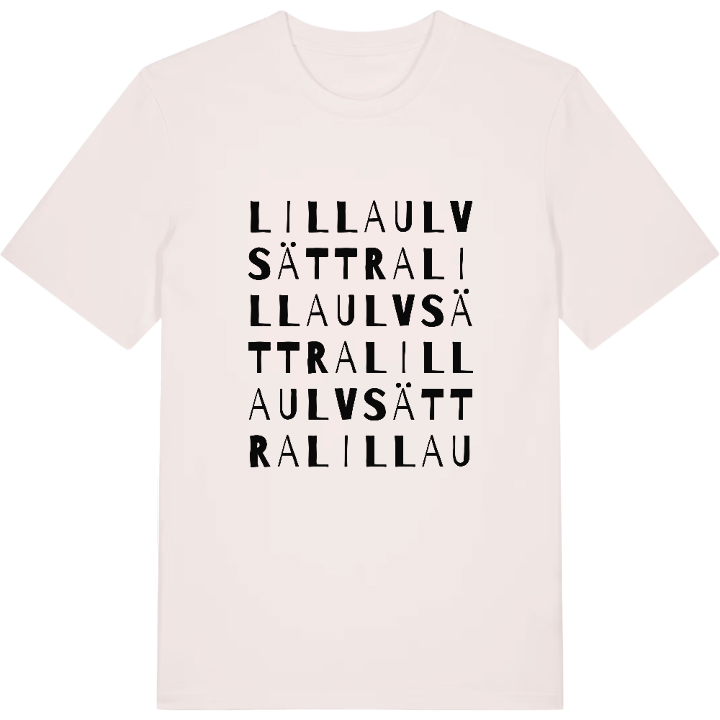 Lilla Ulvsättra ordlek t-shirt – t-shirt från PinShirt