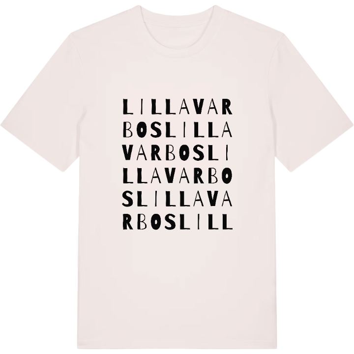 Lilla Varbos ordlek t-shirt – t-shirt från PinShirt