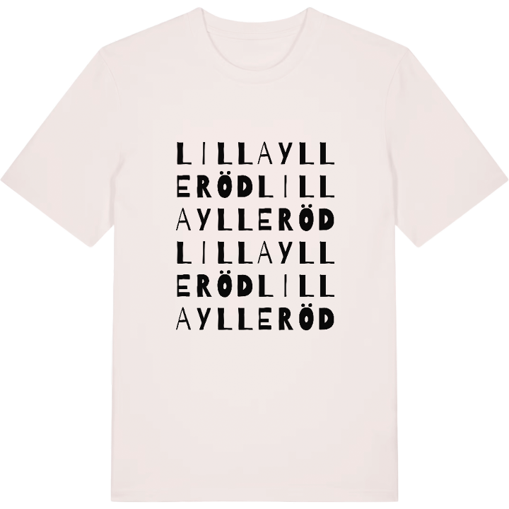 Lilla Ylleröd ordlek t-shirt – t-shirt från PinShirt