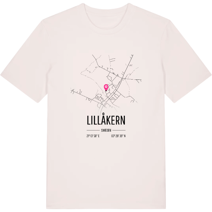 Lillåkern karta t-shirt – t-shirt från PinShirt