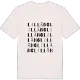 Lilläng ordlek t-shirt