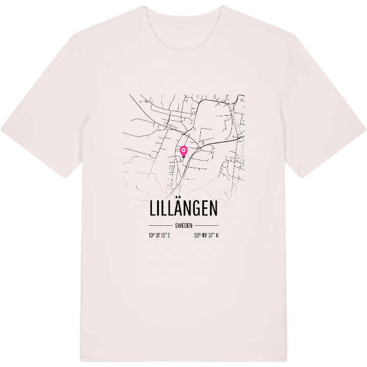 Lillängen karta t-shirt – t-shirt från PinShirt