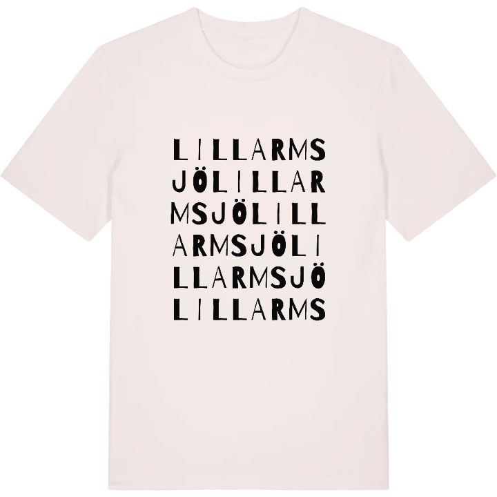 Lillarmsjö ordlek t-shirt – t-shirt från PinShirt