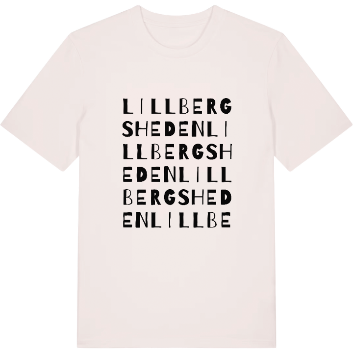 Lillbergsheden ordlek t-shirt – t-shirt från PinShirt