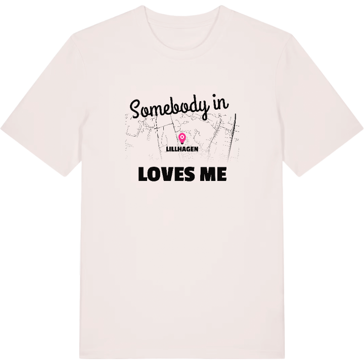 Någon i Lillhagen älskar mig t-shirt – t-shirt från PinShirt