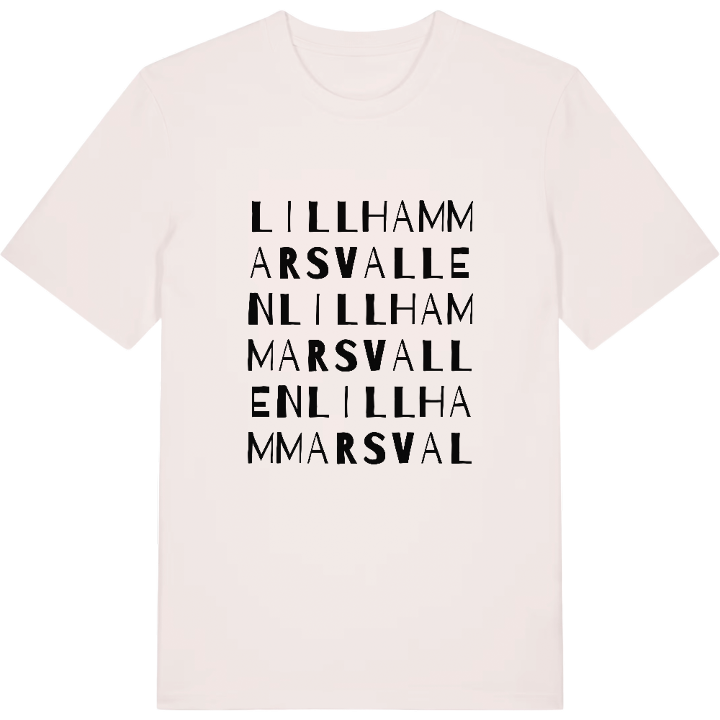 Lillhammarsvallen ordlek t-shirt – t-shirt från PinShirt