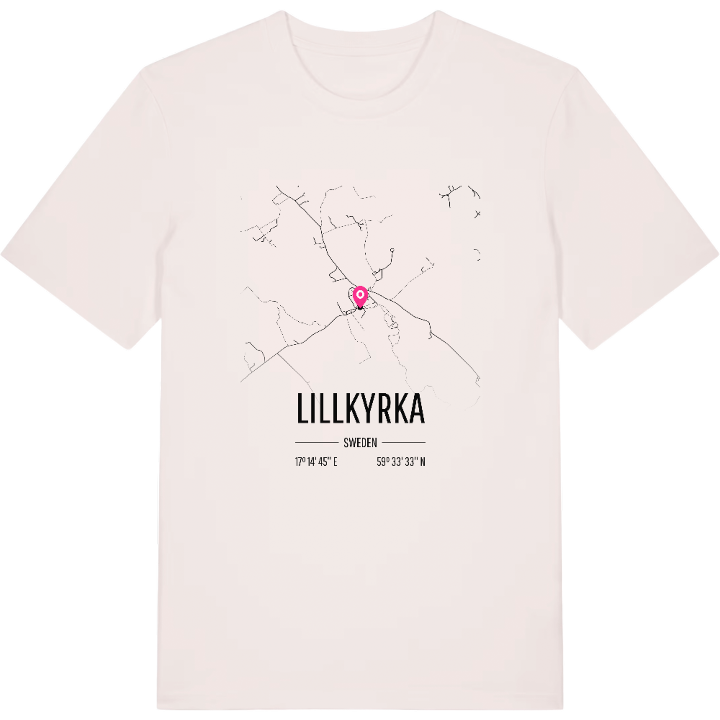 Lillkyrka karta t-shirt – t-shirt från PinShirt