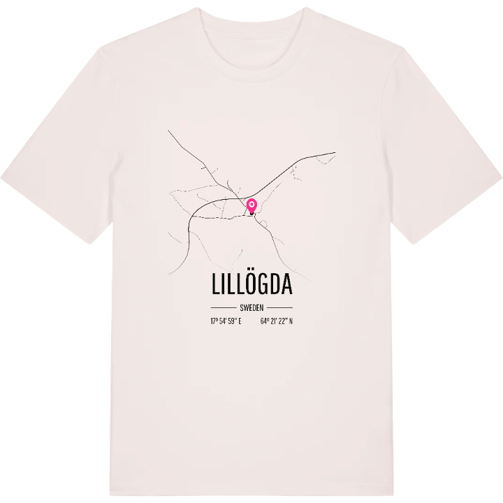 Lillögda karta t-shirt – t-shirt från PinShirt