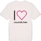 Jag älskar Lillsvältan t-shirt stort tryck