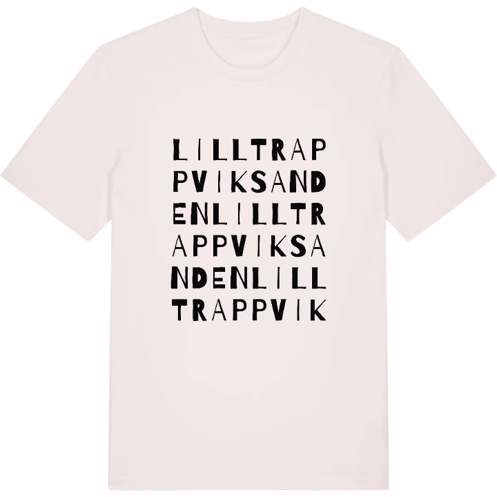 Lilltrappviksanden ordlek t-shirt – t-shirt från PinShirt