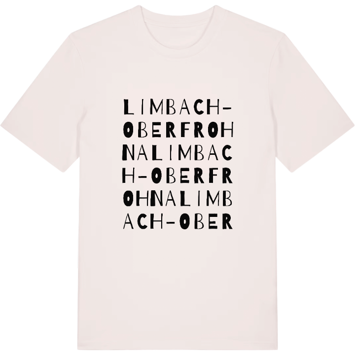 Limbach-Oberfrohna ordlek t-shirt – t-shirt från PinShirt