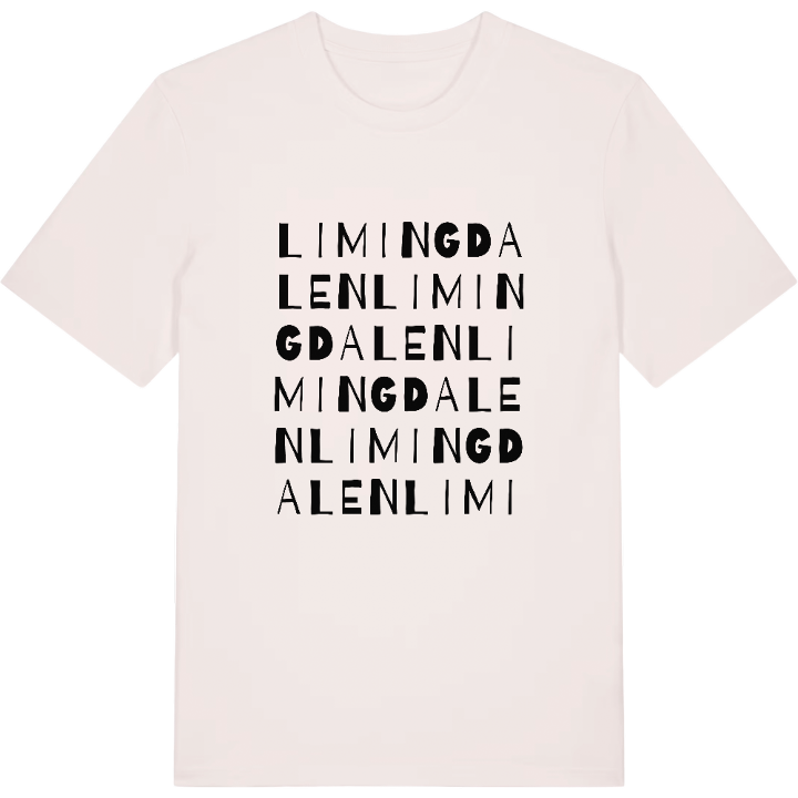 Limingdalen ordlek t-shirt – t-shirt från PinShirt