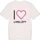 Jag älskar Limslätt t-shirt stort tryck