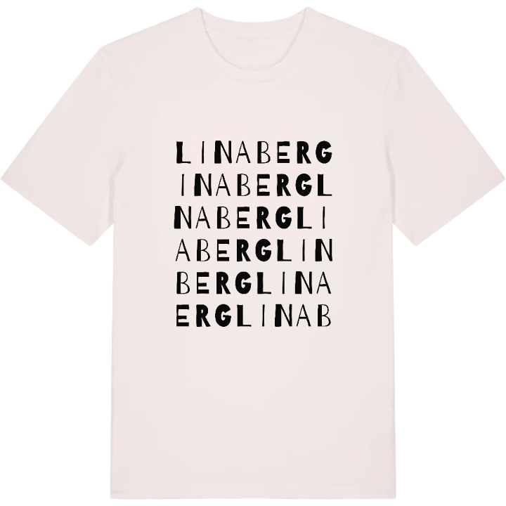 Linaberg ordlek t-shirt – t-shirt från PinShirt