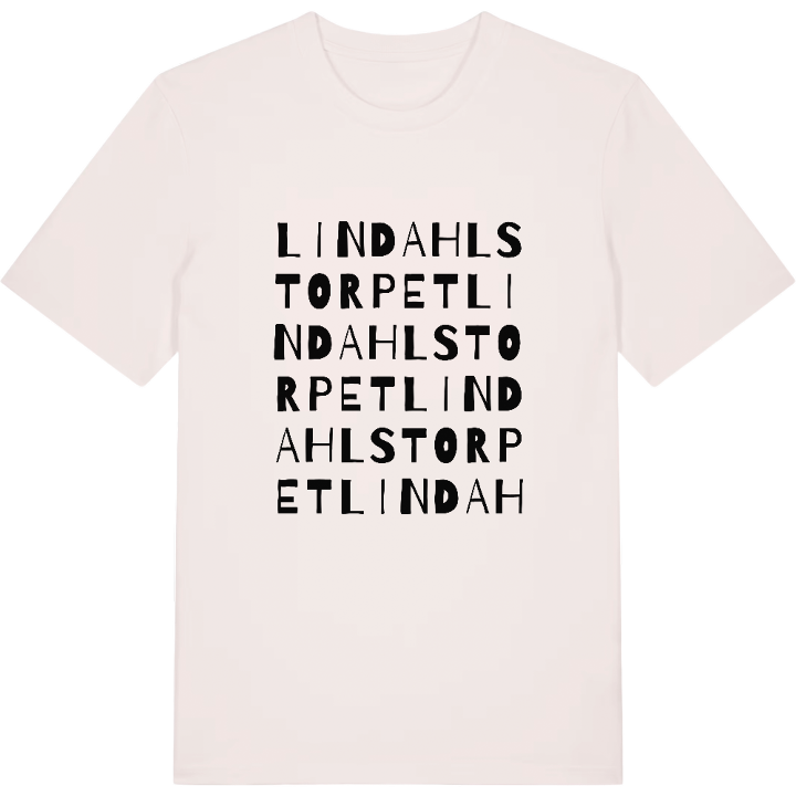 Lindahlstorpet ordlek t-shirt – t-shirt från PinShirt
