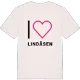 Jag älskar Lindåsen t-shirt stort tryck