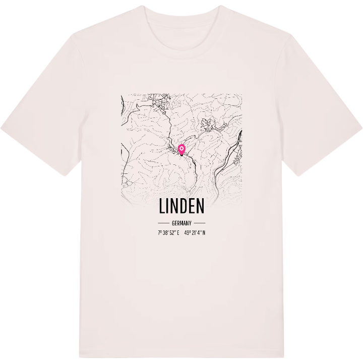 Linden karta t-shirt – t-shirt från PinShirt