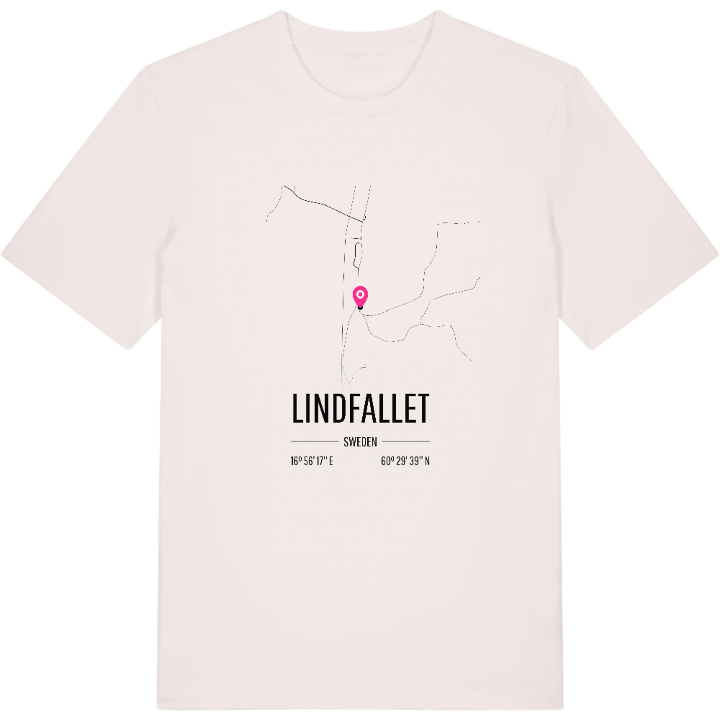 Lindfallet karta t-shirt – t-shirt från PinShirt