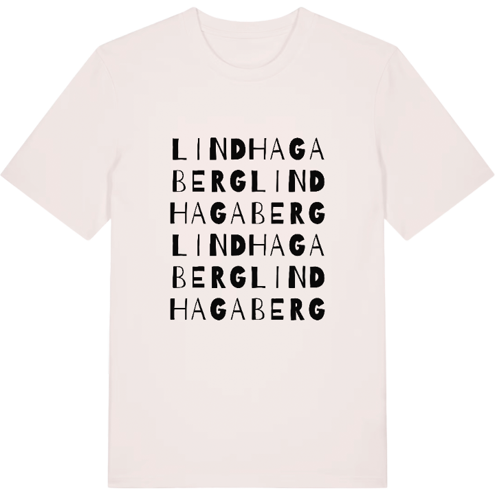 Lindhagaberg ordlek t-shirt – t-shirt från PinShirt