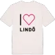Jag älskar Lindö t-shirt stort tryck