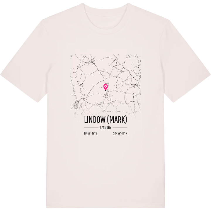 Lindow (Mark) karta t-shirt – t-shirt från PinShirt