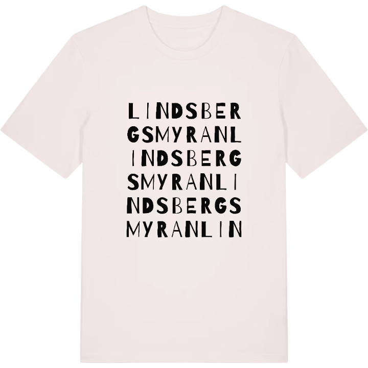 Lindsbergsmyran ordlek t-shirt – t-shirt från PinShirt