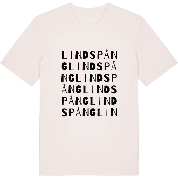 Lindspång ordlek t-shirt – t-shirt från PinShirt