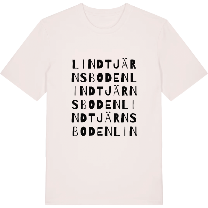Lindtjärnsboden ordlek t-shirt – t-shirt från PinShirt
