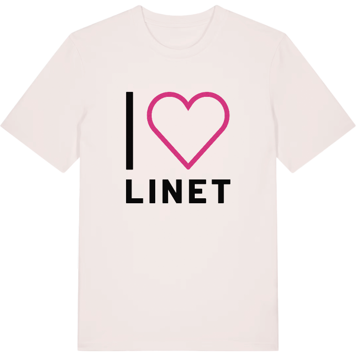 Jag älskar Linet t-shirt stort tryck – t-shirt från PinShirt