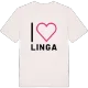 Jag älskar Linga t-shirt stort tryck