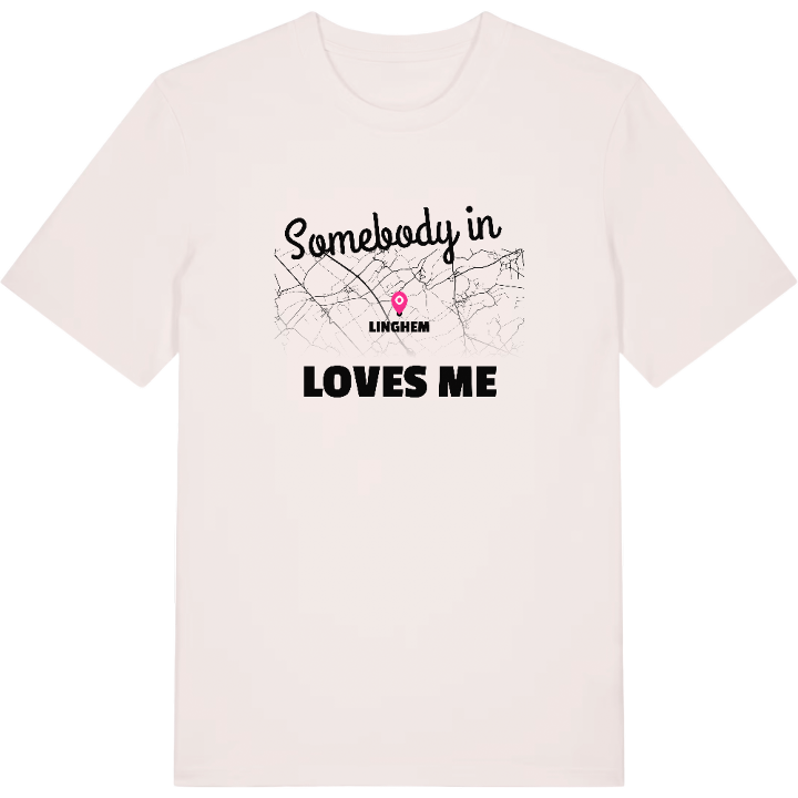 Någon i Linghem älskar mig t-shirt – t-shirt från PinShirt