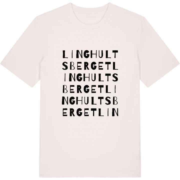 Linghultsberget ordlek t-shirt – t-shirt från PinShirt