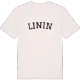 Linin böjd t-shirt