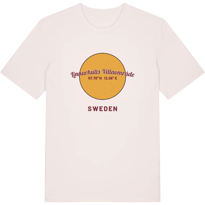 Linnarhults villaområde cirkel t-shirt – t-shirt från PinShirt