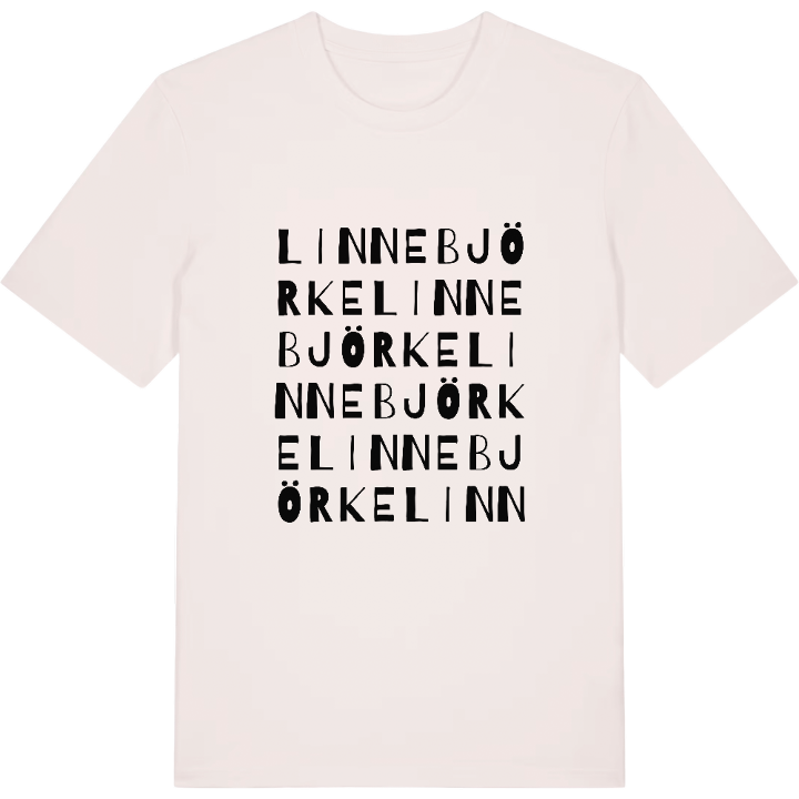 Linnebjörke ordlek t-shirt – t-shirt från PinShirt