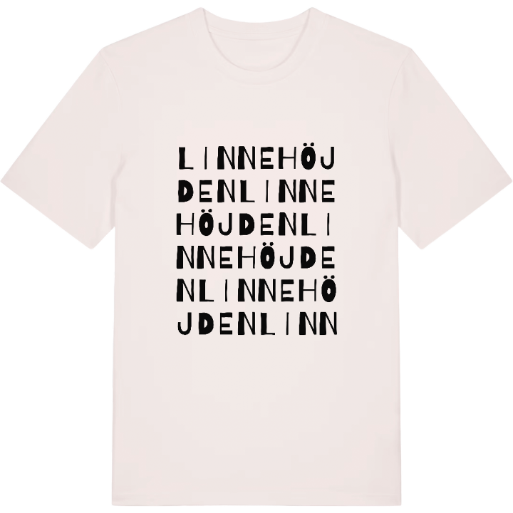 Linnehöjden ordlek t-shirt – t-shirt från PinShirt