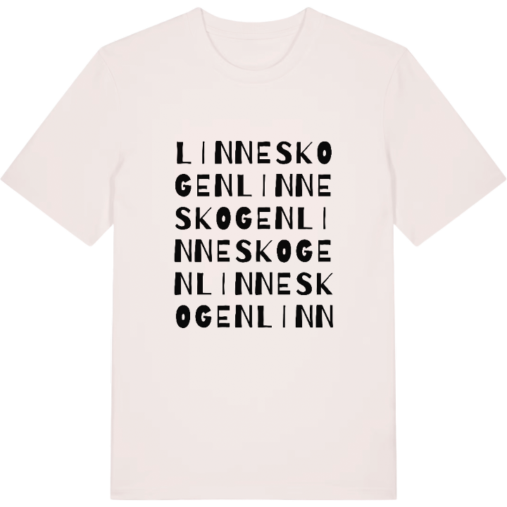 Linneskogen ordlek t-shirt – t-shirt från PinShirt