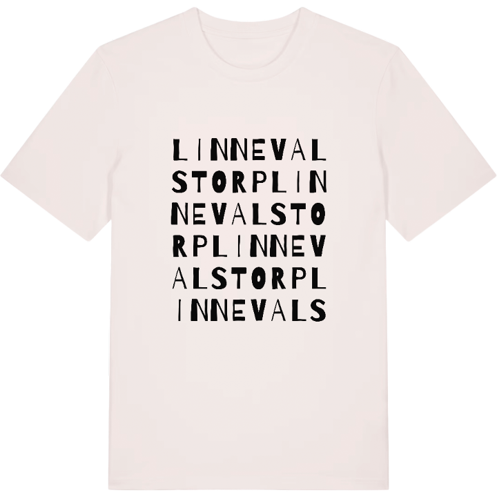 Linnevalstorp ordlek t-shirt – t-shirt från PinShirt