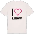 Jag älskar Linów t-shirt stort tryck