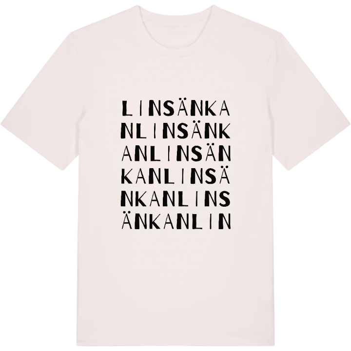 Linsänkan ordlek t-shirt – t-shirt från PinShirt