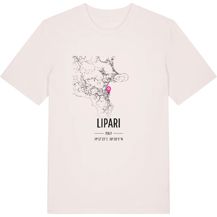 Lipari karta t-shirt – t-shirt från PinShirt