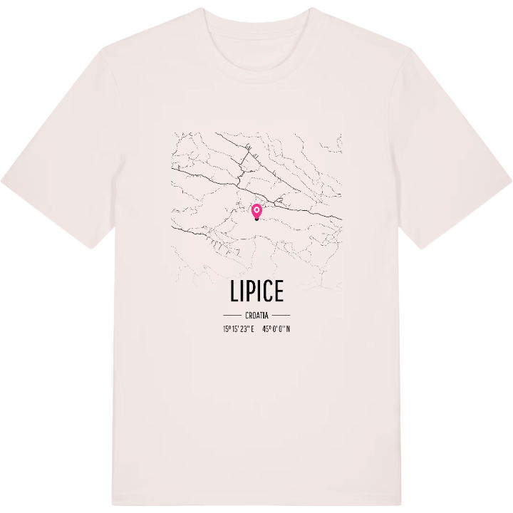 Lipice karta t-shirt – t-shirt från PinShirt