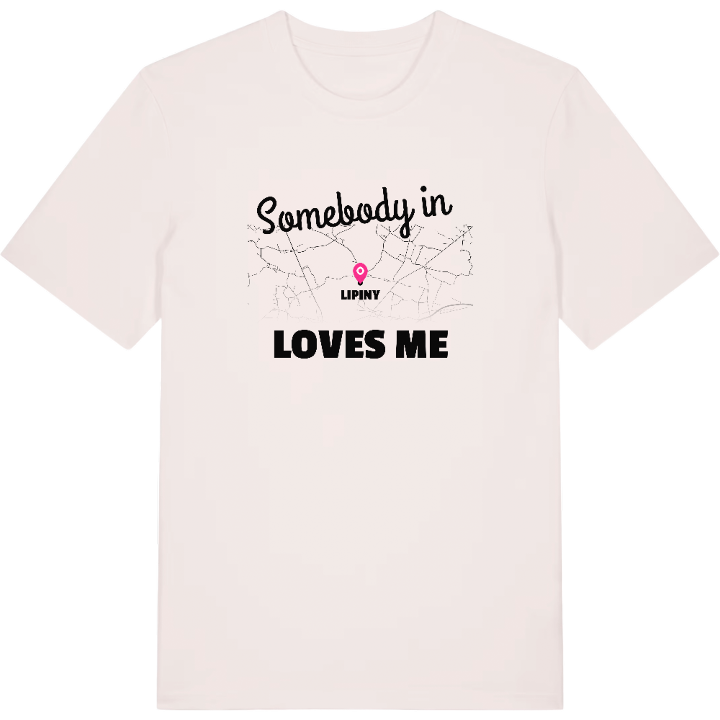 Någon i Lipiny älskar mig t-shirt – t-shirt från PinShirt