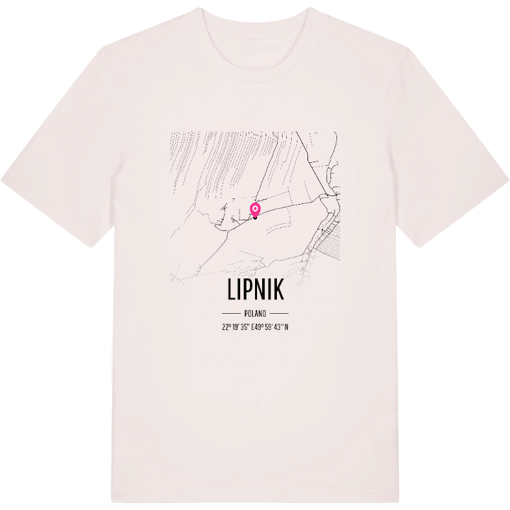 Lipnik karta t-shirt – t-shirt från PinShirt
