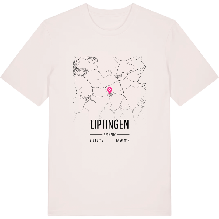 Liptingen karta t-shirt – t-shirt från PinShirt