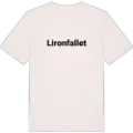 Lironfallet fetstil t-shirt