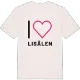 Jag älskar Lisälen t-shirt stort tryck