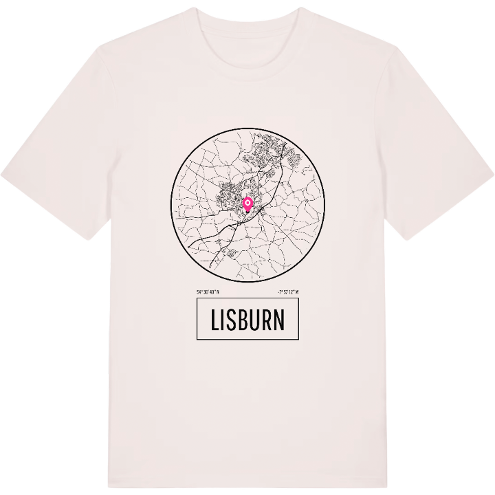 Lisburn t-shirt – t-shirt från PinShirt