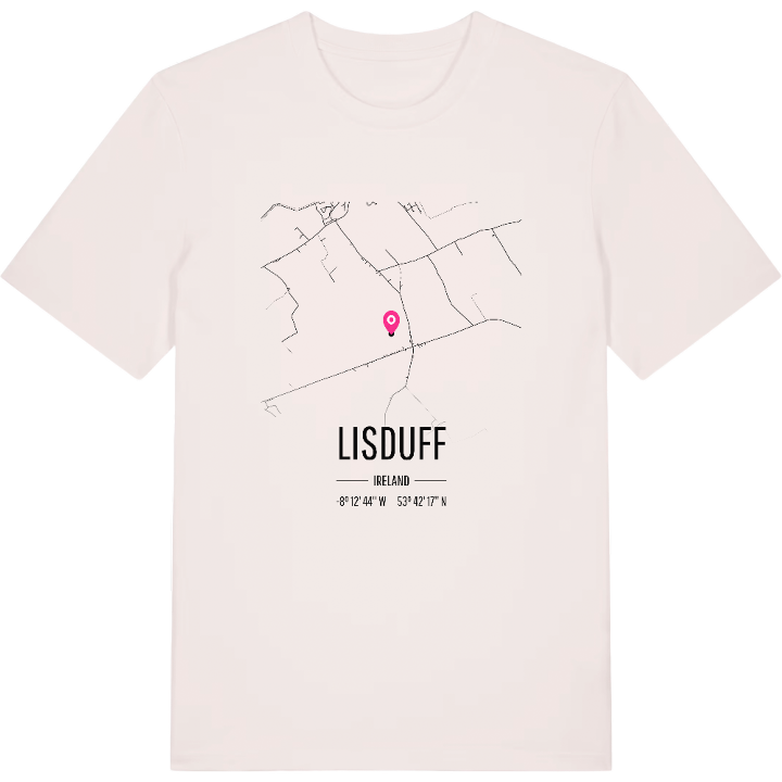 Lisduff karta t-shirt – t-shirt från PinShirt