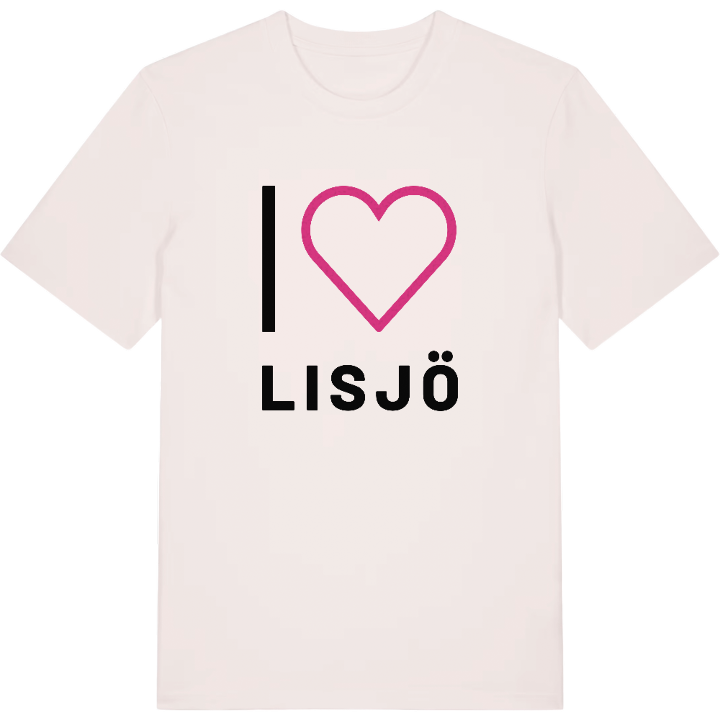 Jag älskar Lisjö t-shirt stort tryck – t-shirt från PinShirt